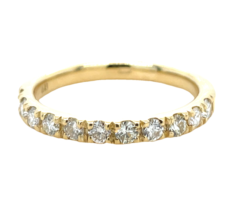 14K YELLOW GOLD DIAMOND RING