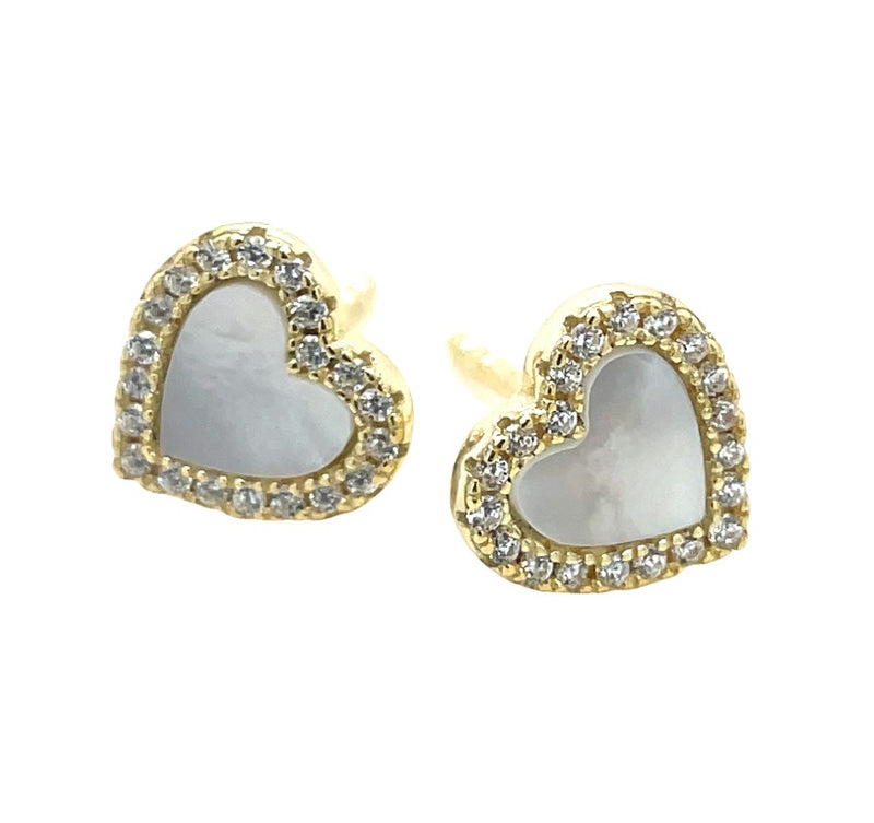GOLD PLATED STERLING SILVER EARRINGS  #645-00308