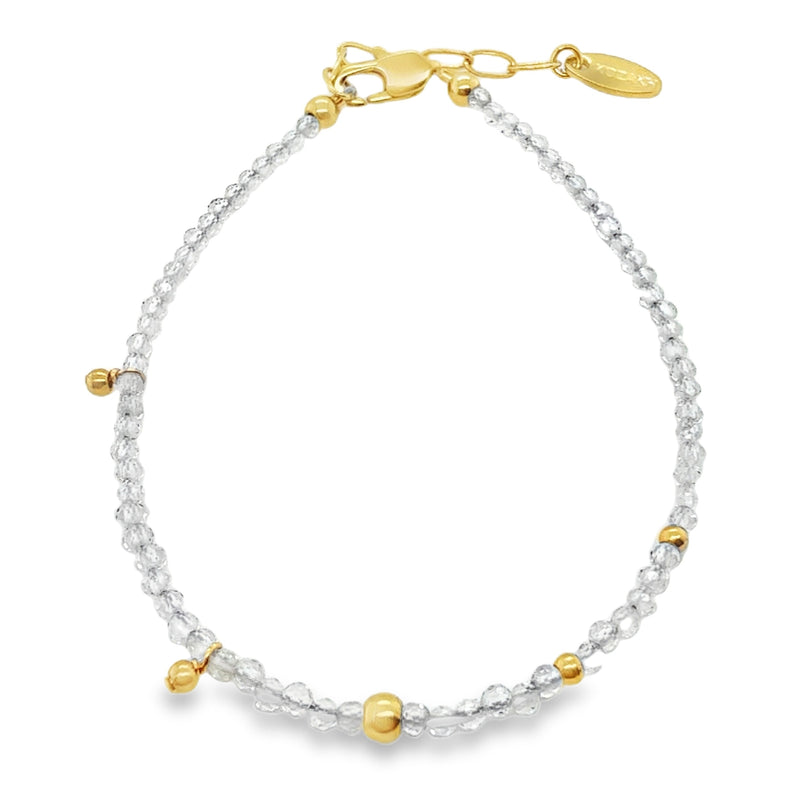 QUARTZ BEADED BRACELET #807-00849