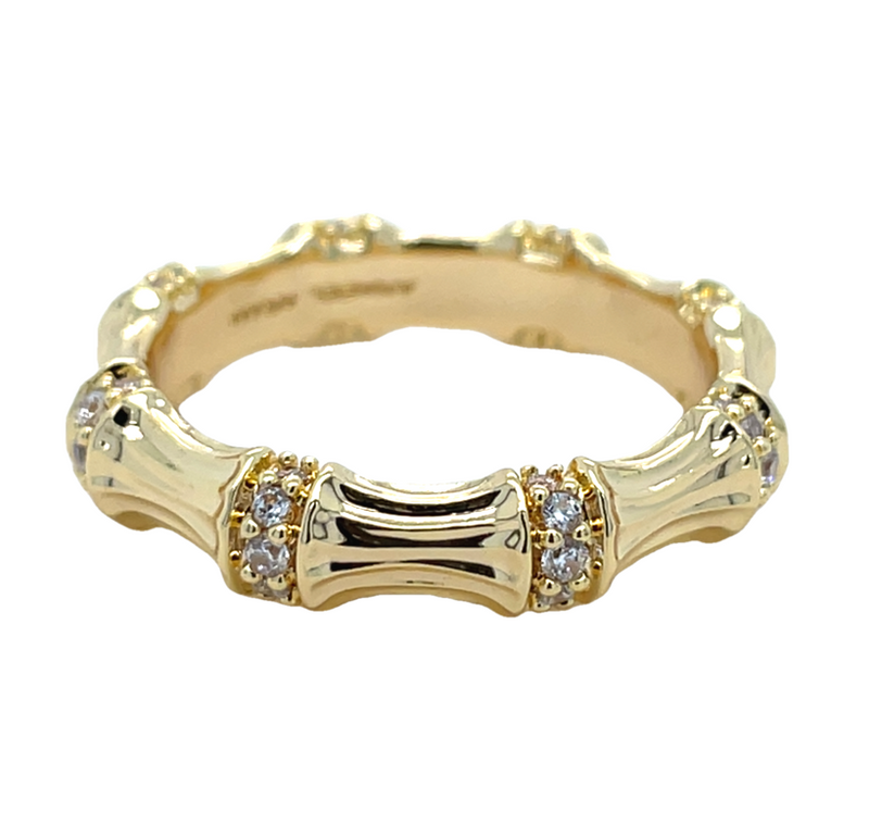 YELLOW GOLD PLATED RING