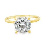 14K YELLOW GOLD SEMI MOUNT RING  #140-00058