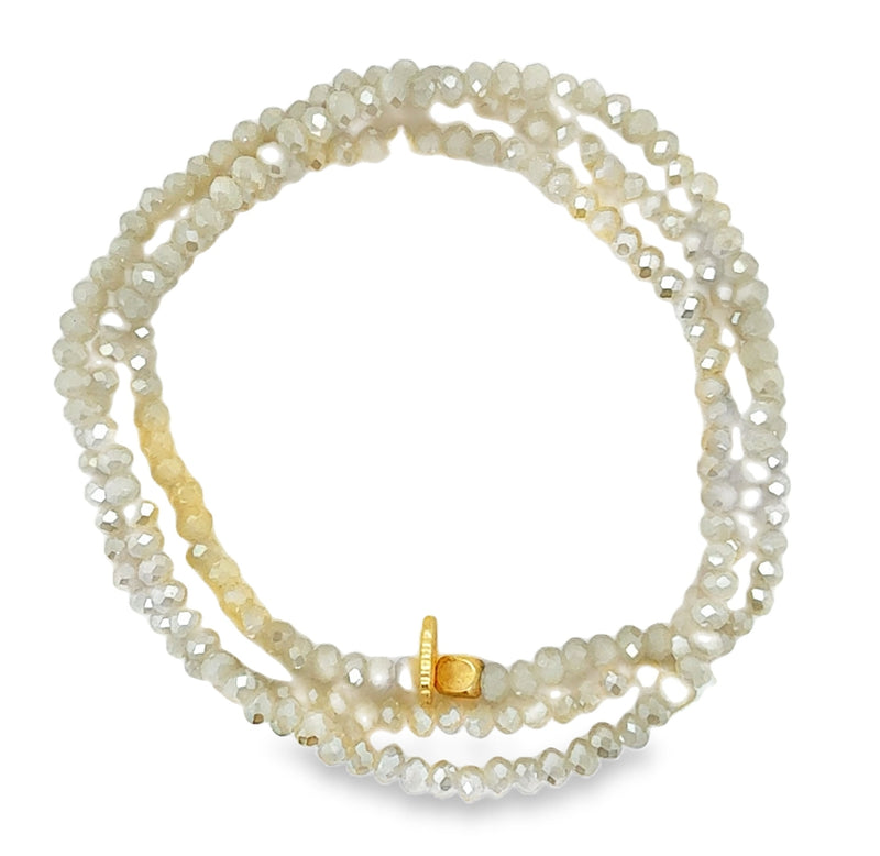 CRYSTAL BEADED BRACELET  #807-00754