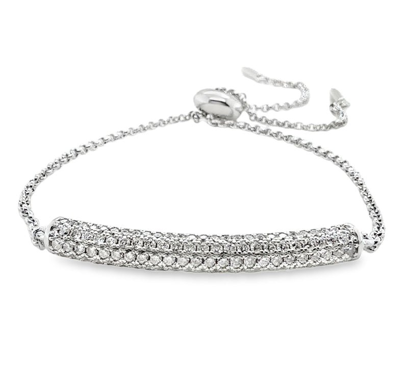 RHODIUM PLATED BRACELET   #807-00797