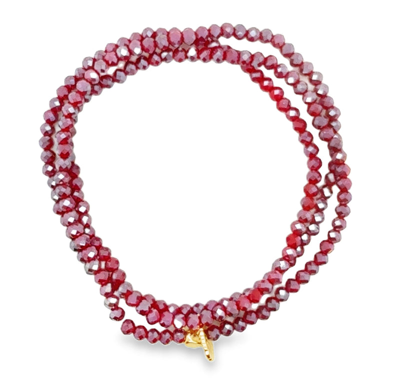 CRYSTAL BEADED BRACELET  #807-00745