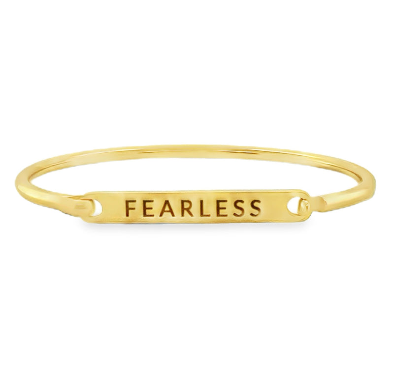 GOLD PLATED STAINLESS STEEL BRACELET  #807-00835