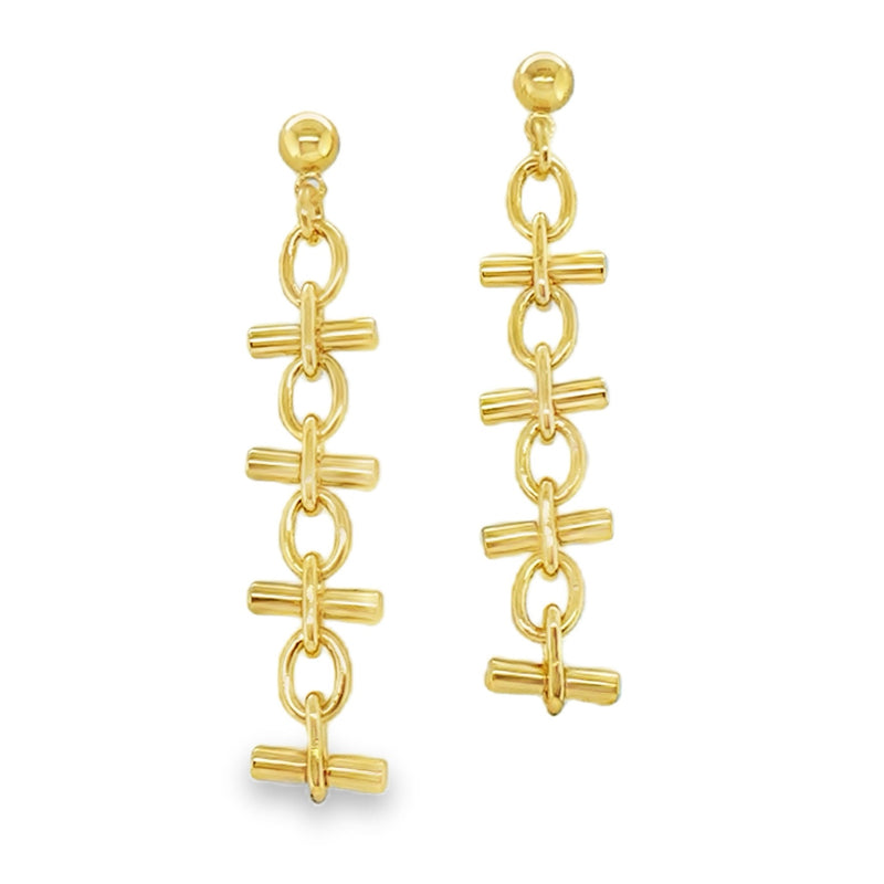 GOLD PLATED EARRINGS  #806-00701