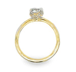 14K YELLOW GOLD DIAMOND RING  #100-00117