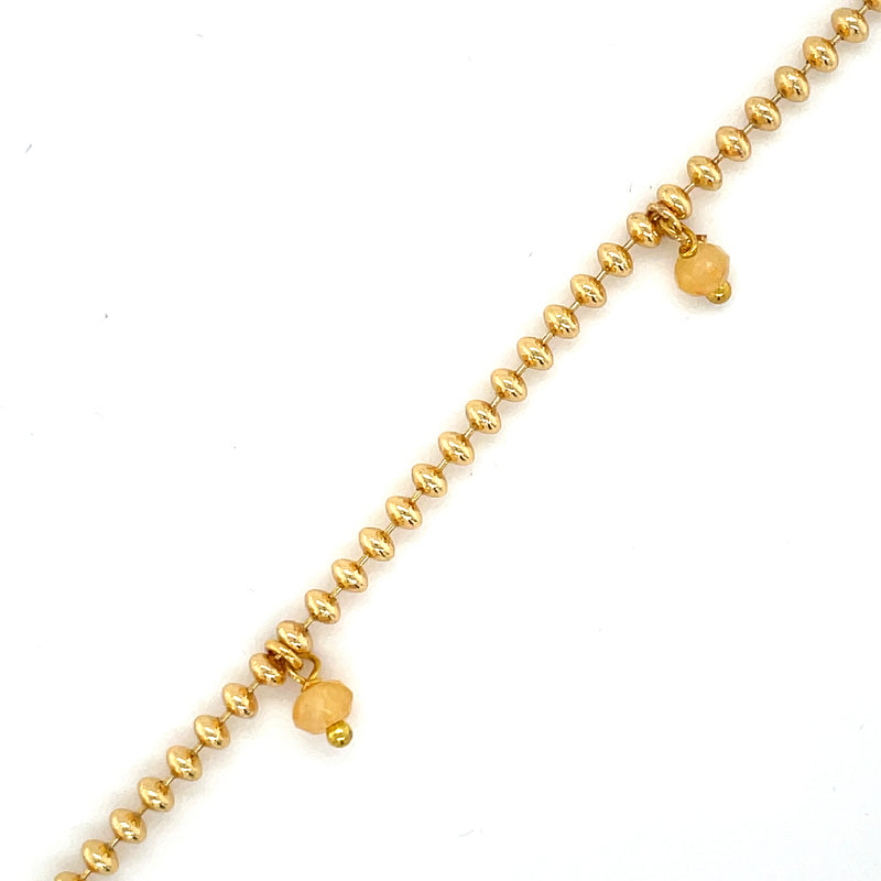 YELLOW GOLD PLATED BRACELET