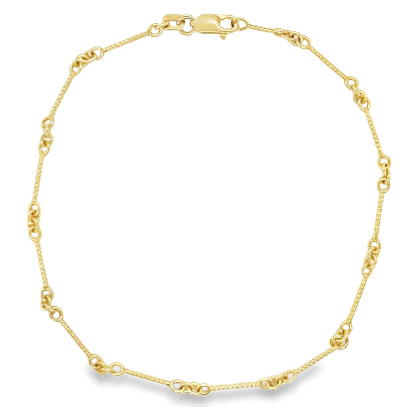 14K YELLOW GOLD BRACELET  #440-00024