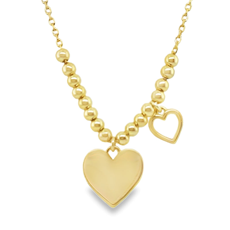 GOLD PLATED STERLING SILVER NECKLACE  #600-00274