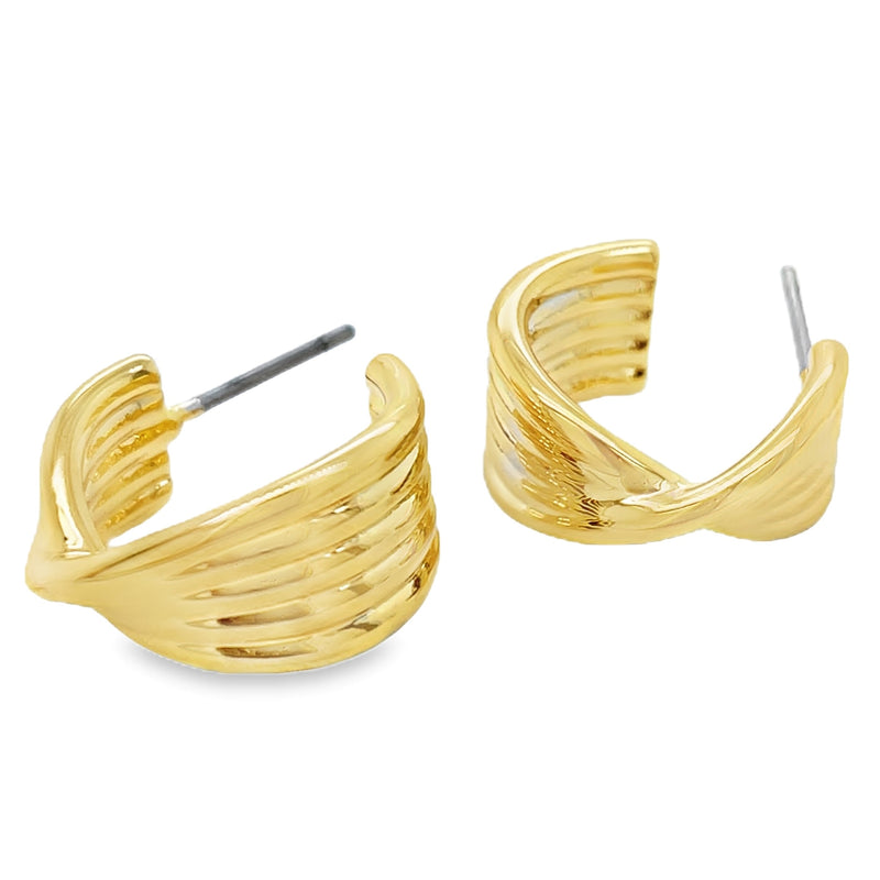 GOLD PLATED EARRINGS  #806-00653