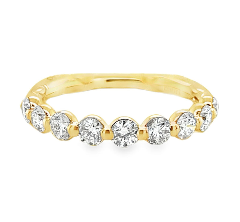 14K YELLOW GOLD DIAMOND RING  #110-00182