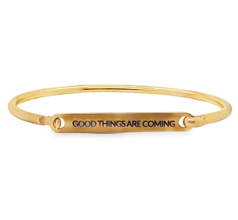 STAINLESS STEEL GOLD PLATED BRACELET  #807-00820