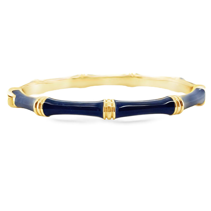 YELLOW GOLD PLATED ENAMEL BRACELET