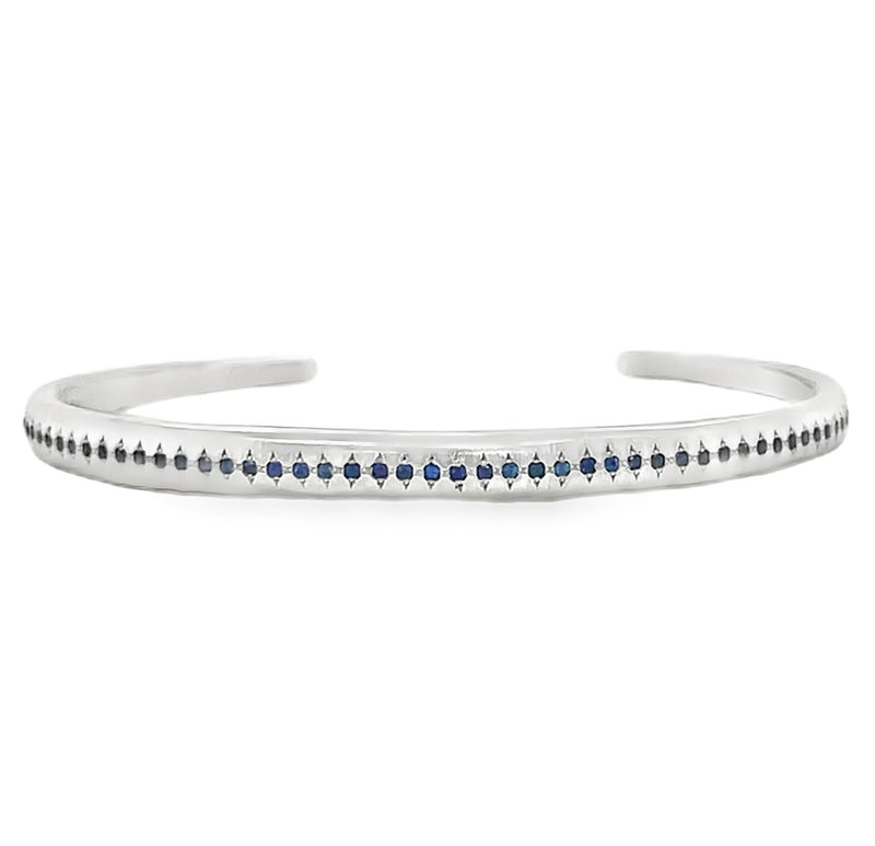 STERLING SILVER SAPPHIRE BRACELET  #240-00005