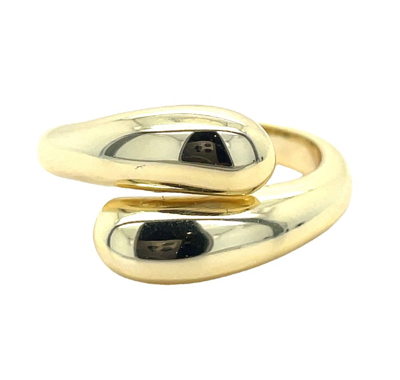 GOLD PLATED STERLING SILVER RING