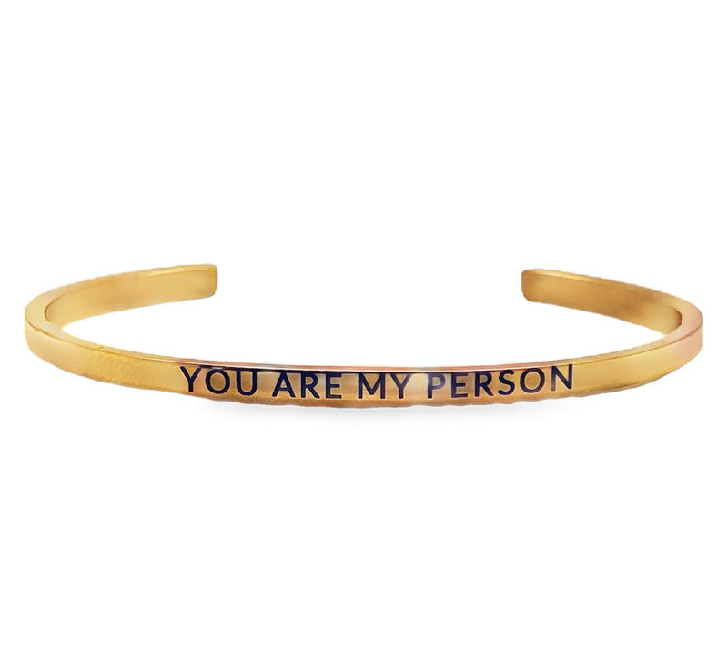 STAINLESS STEEL GOLD PLATED BRACELET  #807-00825