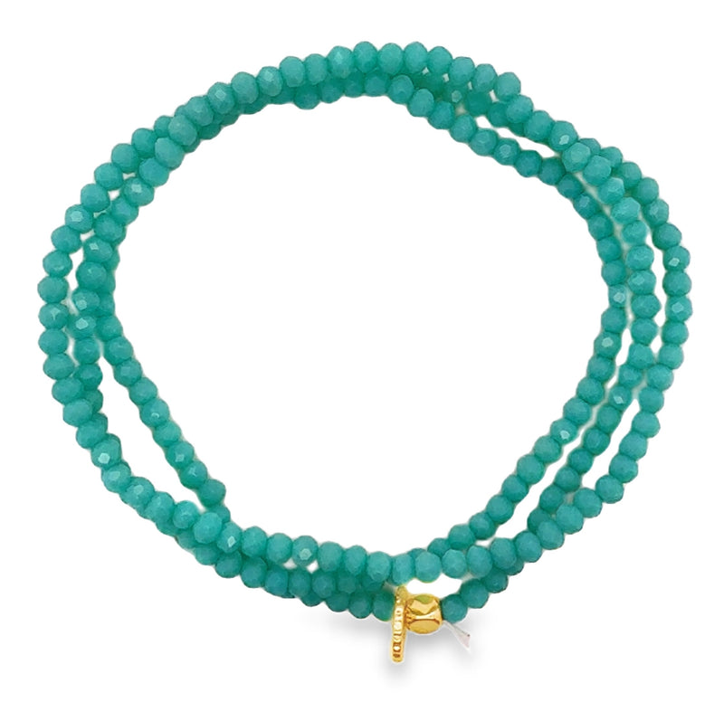 CRYSTAL BEADED BRACELET  #807-00741