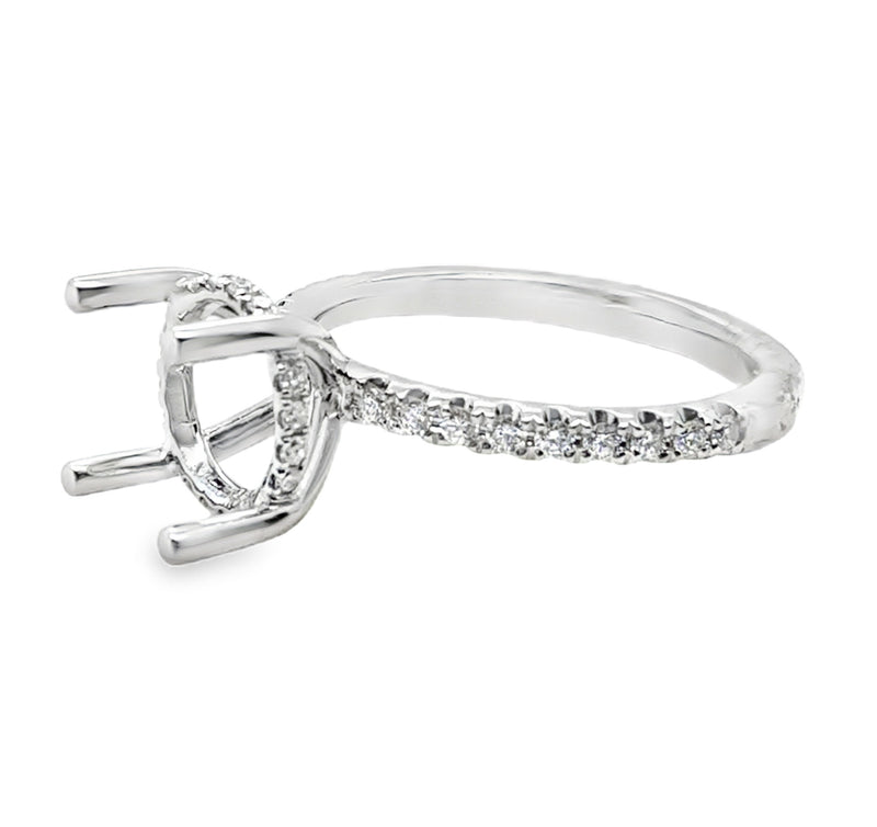 PLATINUM DIAMOND SEMI MOUNT   #100-00114