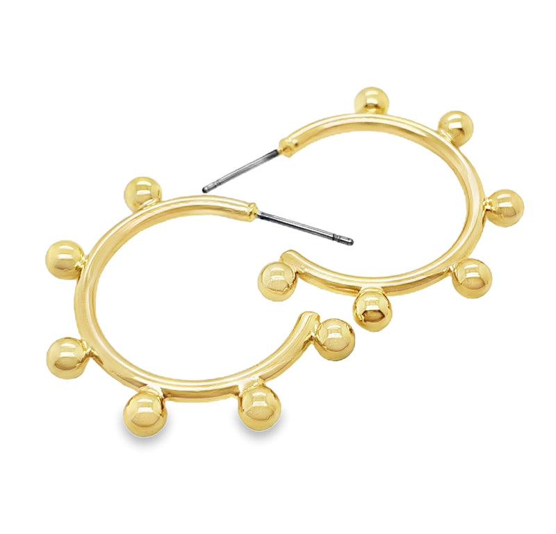GOLD PLATED EARRINGS  #806-00585