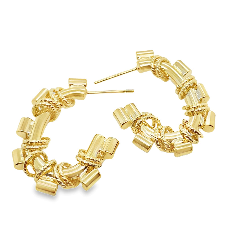 GOLD PLATED EARRINGS  #806-00648