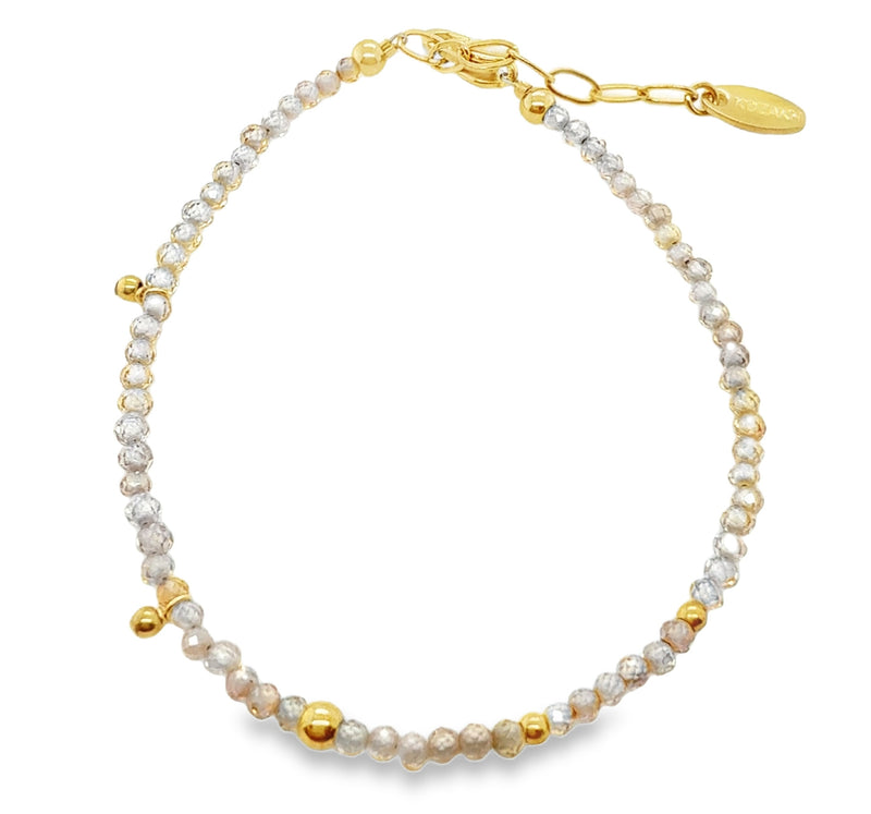 IMPERIAL TOPAZ BEADED BRACELET  #807-00859