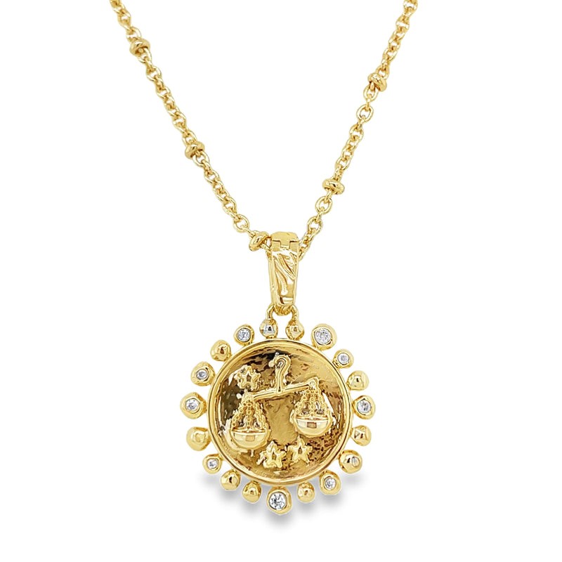 YELLOW GOLD PLATED NECKLACE  #805-00702