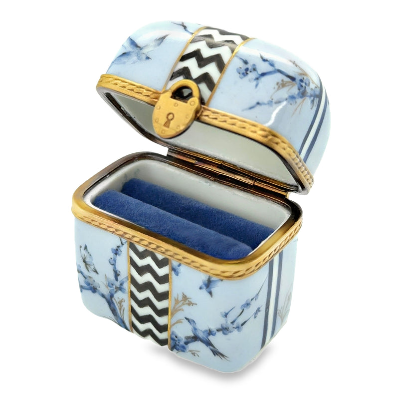 24K GOLD PORCELAIN RING BOX  #700-01616