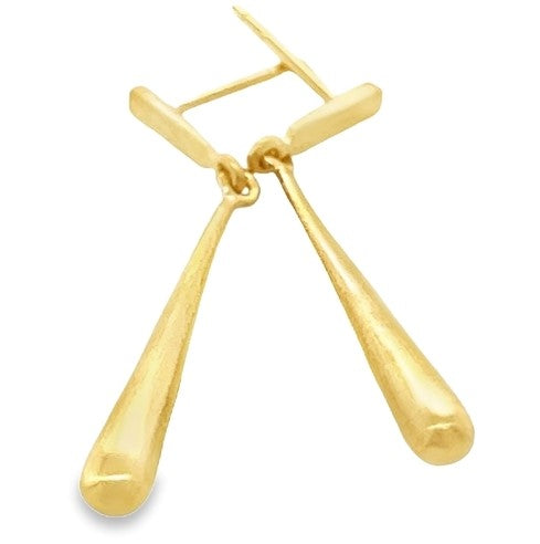 22K GOLD PLATED EARRINGS.  #806-00118